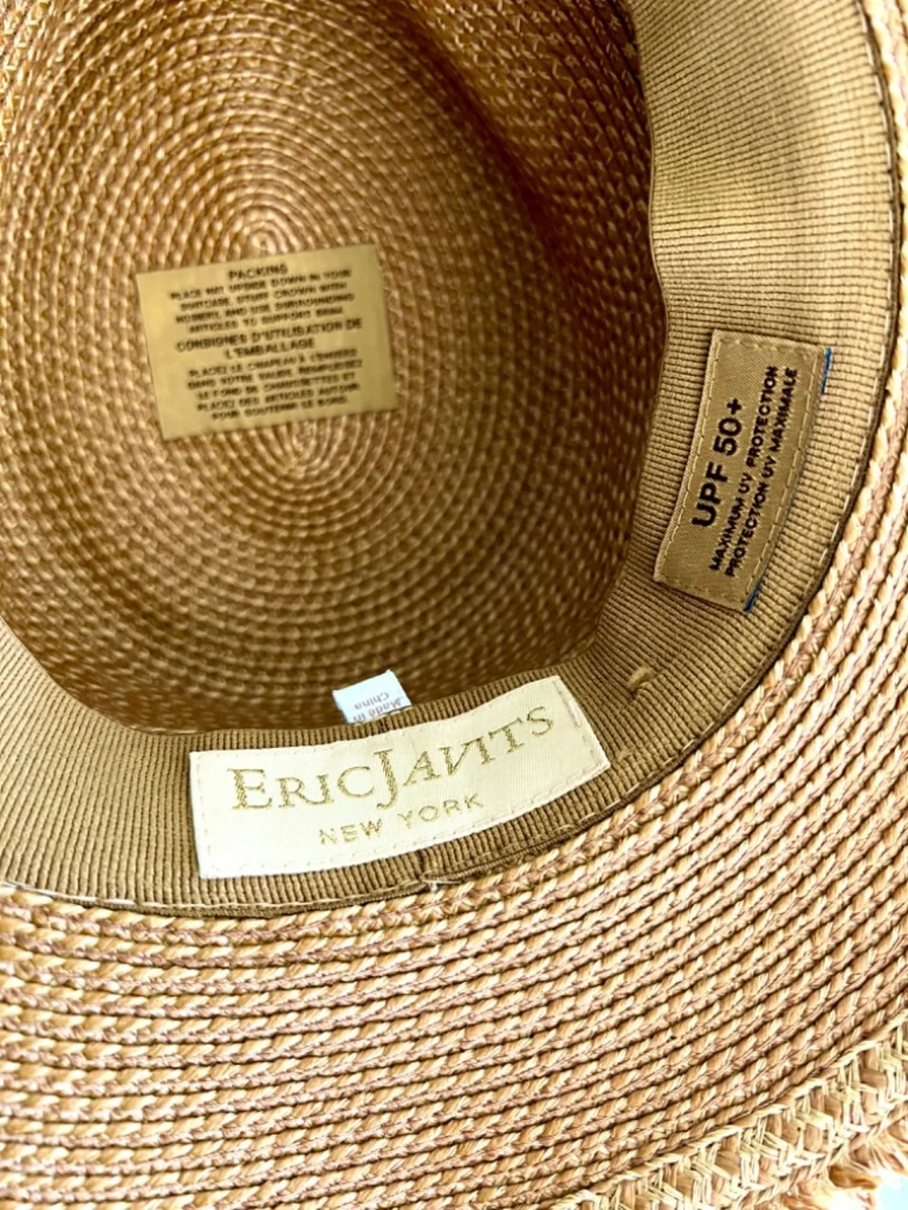 ERIC JAVITS Corfu Squishee Packable Hat - O/S - Picture 8 of 11